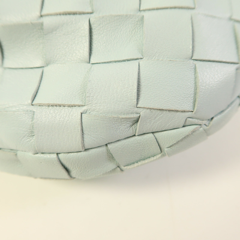 BOTTEGA VENETA 羊皮皮革Jodie金扣手挽袋-9