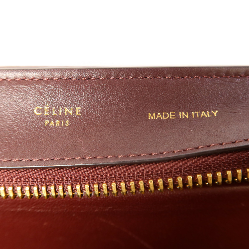 CELINE 牛皮皮革Trapeze金扣手挽肩背兩用袋-6