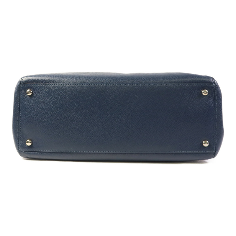 CHANEL 牛皮皮革Shoulder Bag銀扣肩背袋-3