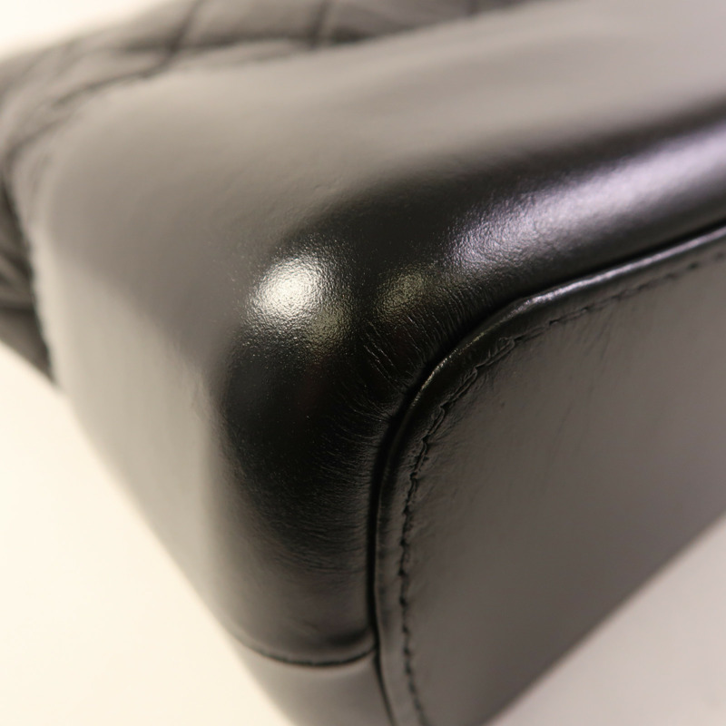 CHANEL 牛皮皮革Gabrielle Large鏈帶肩背袋-11