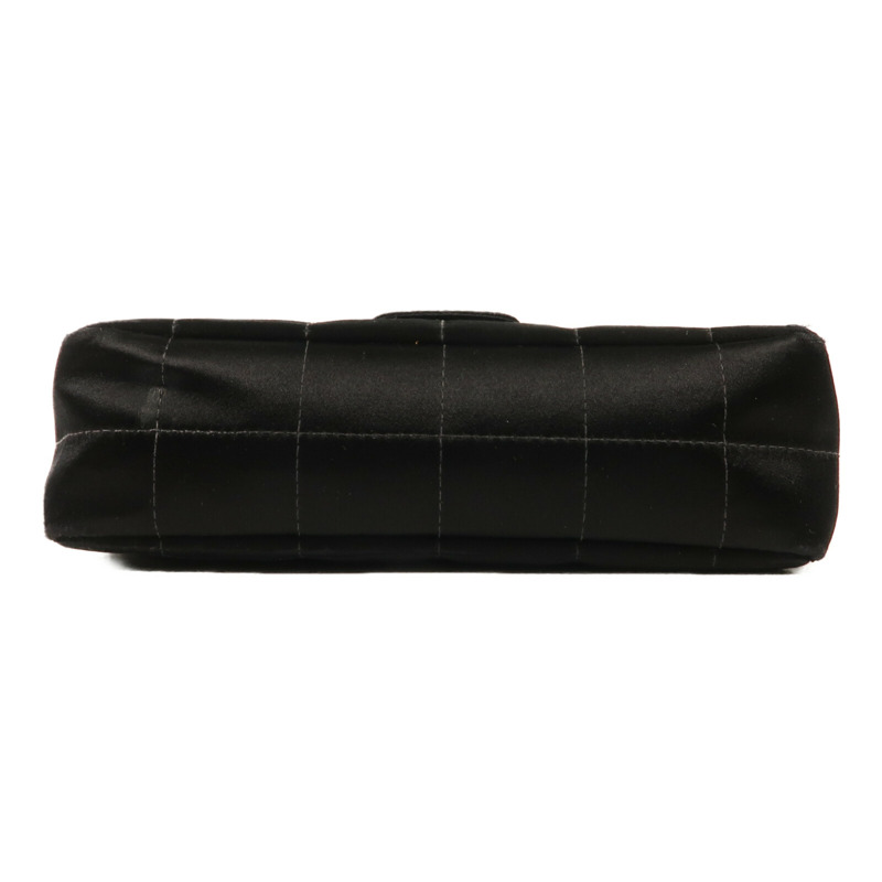 CHANEL 帆布Chain Shoulder金扣鏈帶肩背袋-3