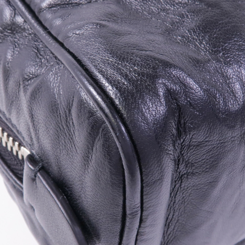 PRADA 牛皮皮革2 Way Shoulder Bag銀扣手挽肩背兩用袋-15