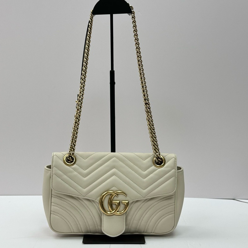 Gucci古馳 馬蒙 26 單肩斜挎包-0