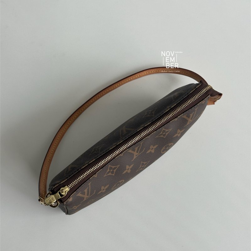 99新🆕 芯片款 Louis Vuitton LV 路易威登 老花麻將包 肩背包 腋下包-2