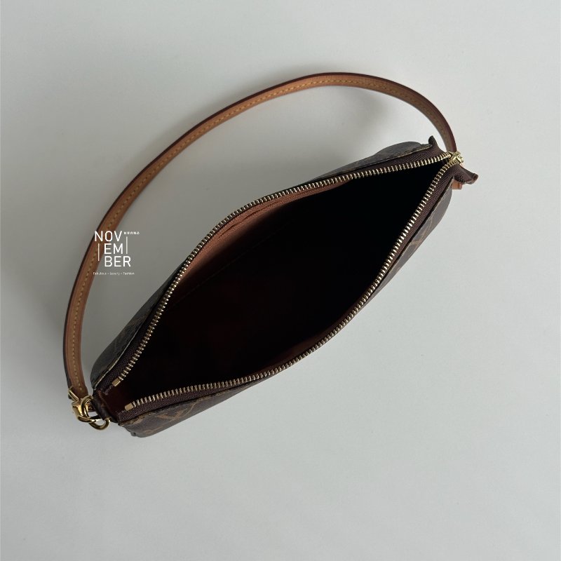 99新🆕 芯片款 Louis Vuitton LV 路易威登 老花麻將包 肩背包 腋下包-3