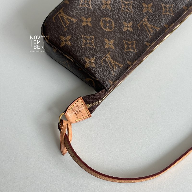 99新🆕 芯片款 Louis Vuitton LV 路易威登 老花麻將包 肩背包 腋下包-4