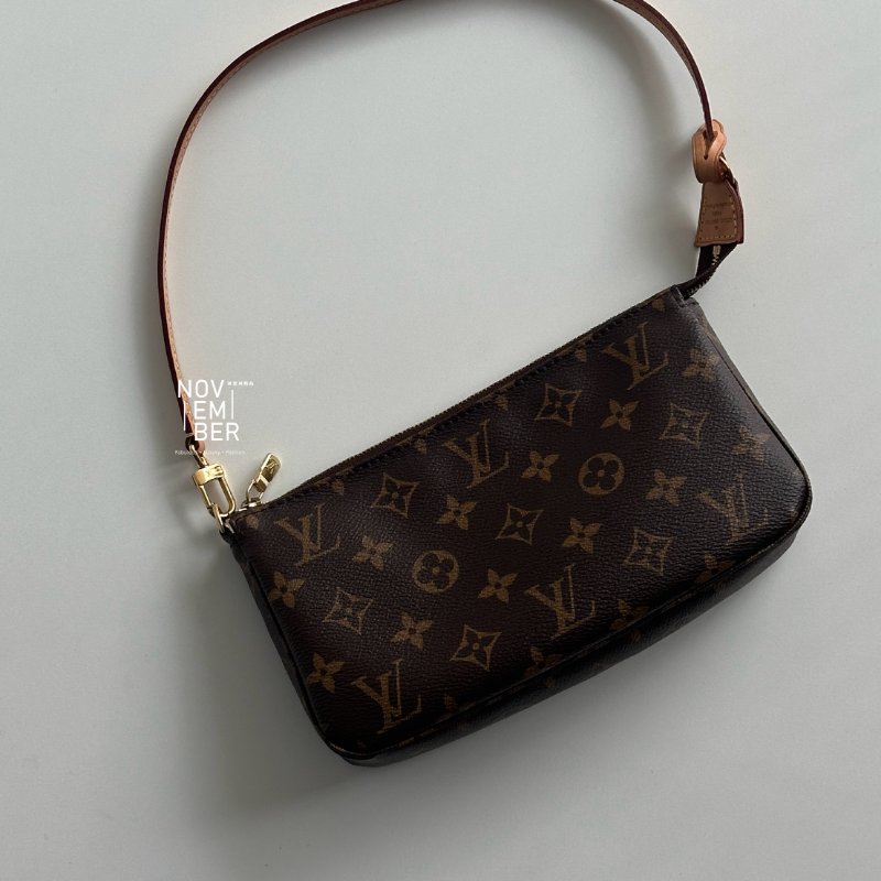 99新🆕 芯片款 Louis Vuitton LV 路易威登 老花麻將包 肩背包 腋下包-5