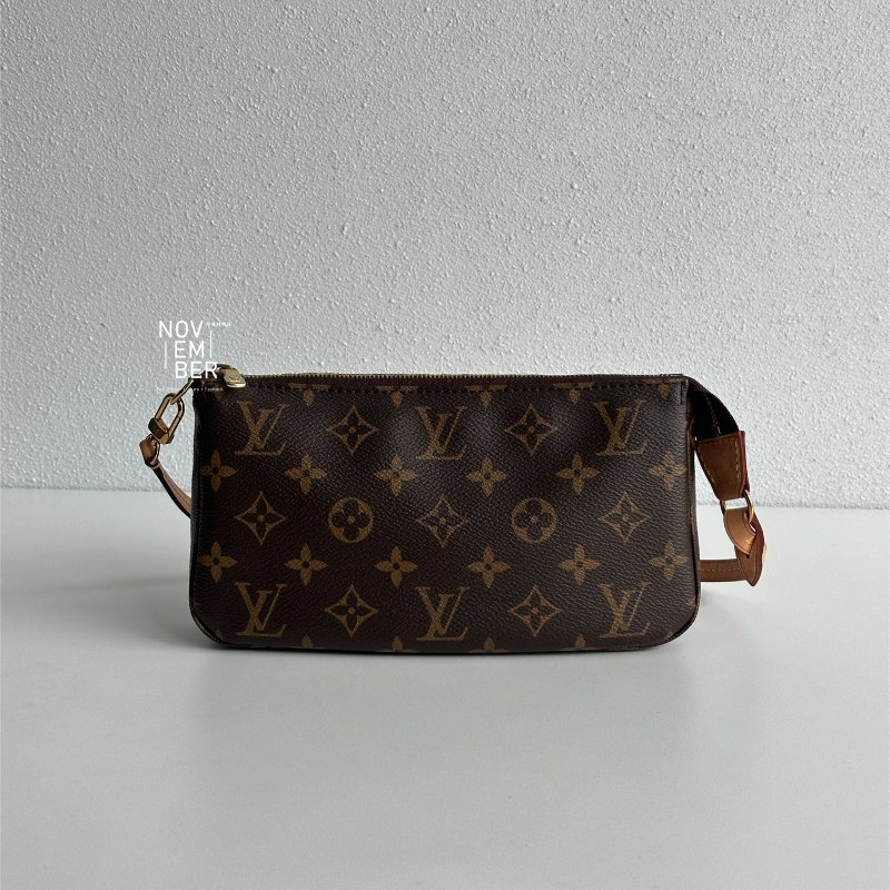 99新🆕 芯片款 Louis Vuitton LV 路易威登 老花麻將包 肩背包 腋下包-6