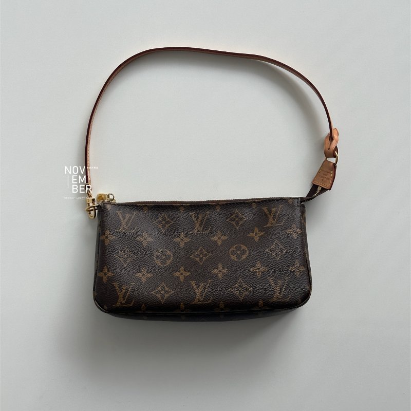 99新🆕 芯片款 Louis Vuitton LV 路易威登 老花麻將包 肩背包 腋下包-7