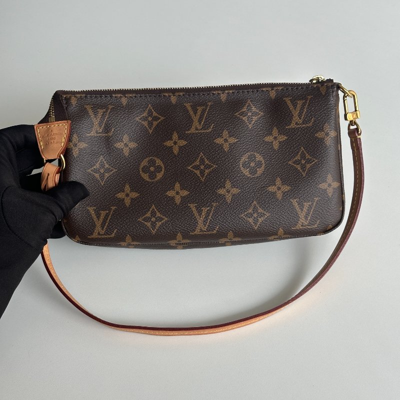 99新🆕 芯片款 Louis Vuitton LV 路易威登 老花麻將包 肩背包 腋下包-9