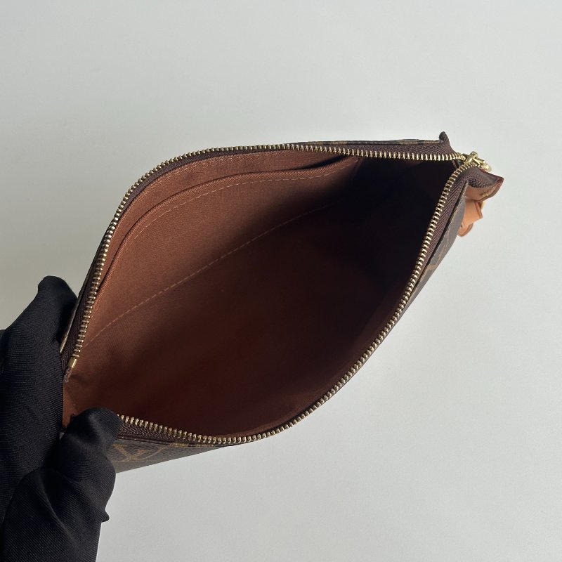 99新🆕 芯片款 Louis Vuitton LV 路易威登 老花麻將包 肩背包 腋下包-10