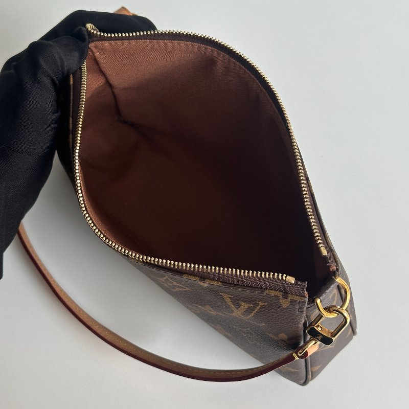 99新🆕 芯片款 Louis Vuitton LV 路易威登 老花麻將包 肩背包 腋下包-11