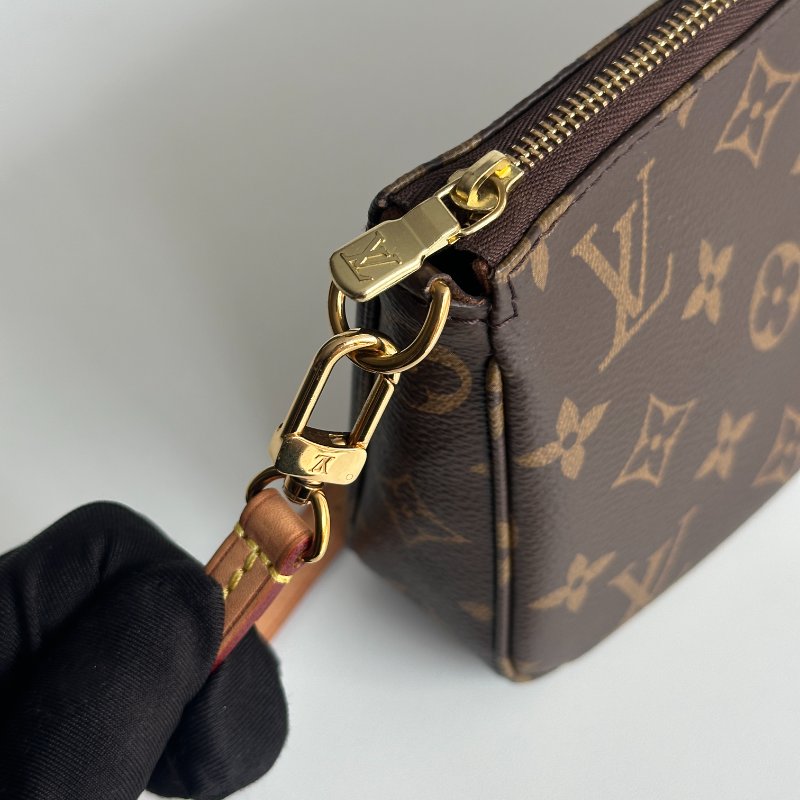 99新🆕 芯片款 Louis Vuitton LV 路易威登 老花麻將包 肩背包 腋下包-13