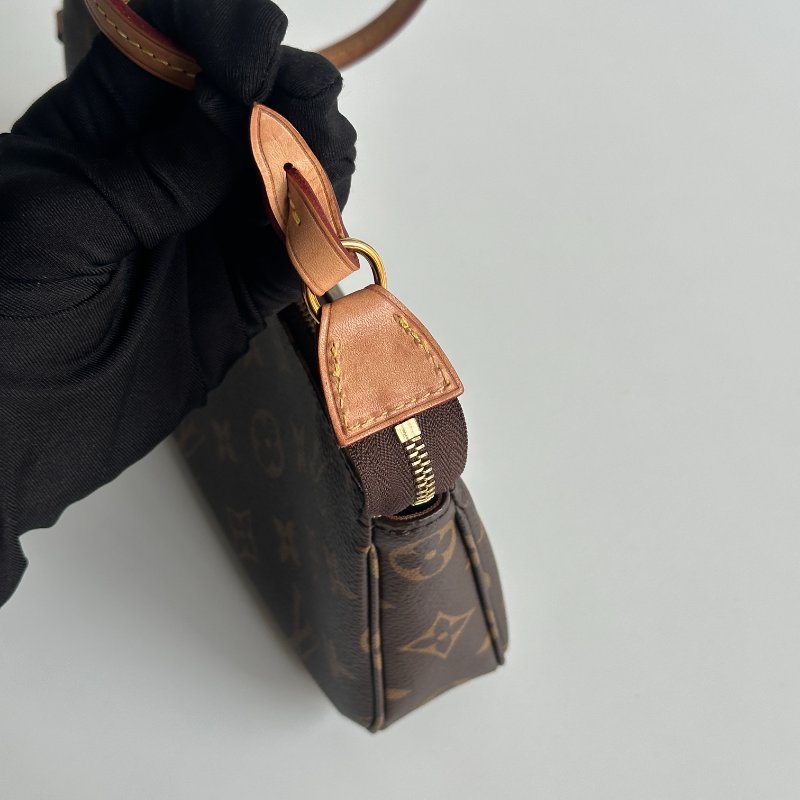 99新🆕 芯片款 Louis Vuitton LV 路易威登 老花麻將包 肩背包 腋下包-14
