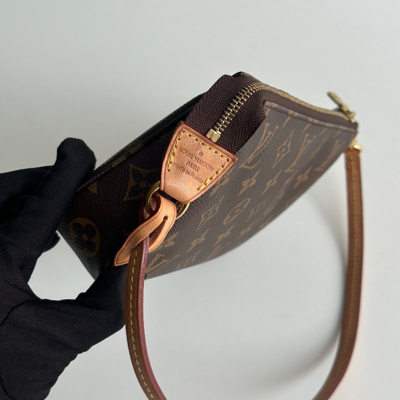 99新🆕 芯片款 Louis Vuitton LV 路易威登 老花麻將包 肩背包 腋下包-15