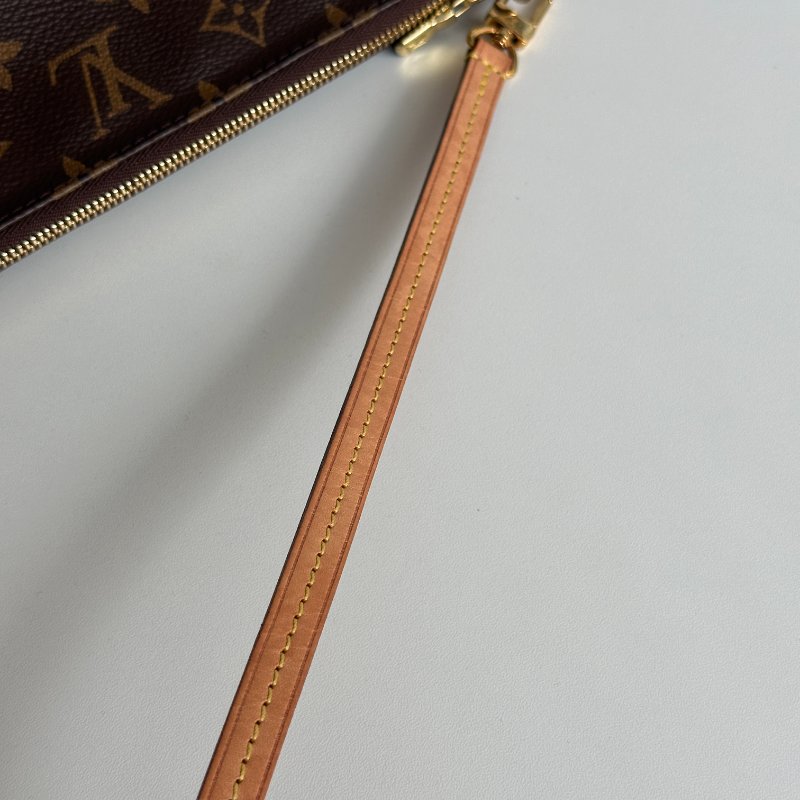 99新🆕 芯片款 Louis Vuitton LV 路易威登 老花麻將包 肩背包 腋下包-17