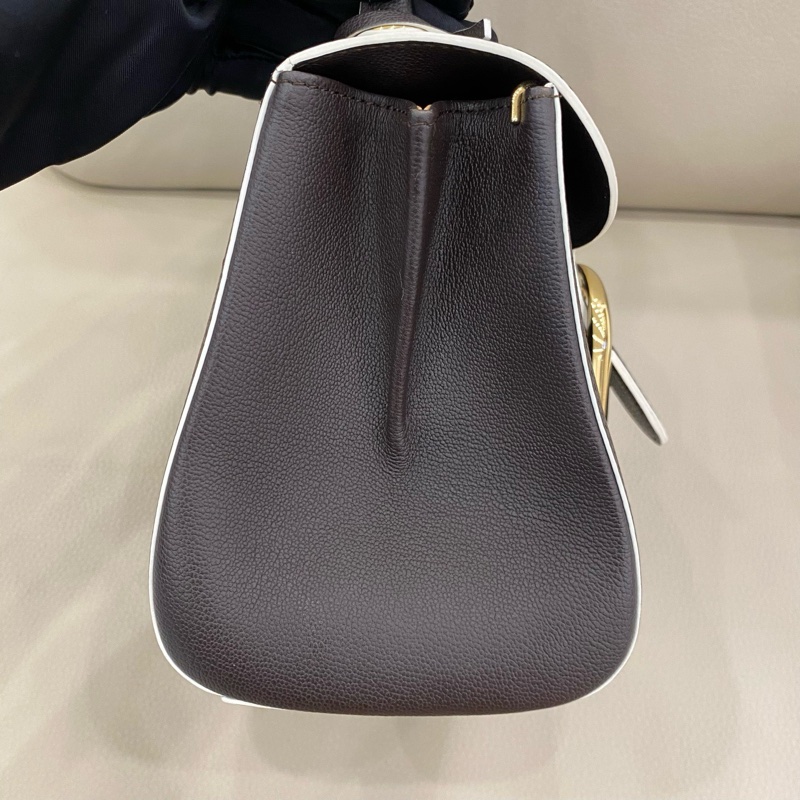 Delvaux Brillant mini 底長約20 巧克力色 有保卡和鏡子-3