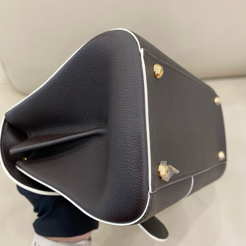 Delvaux Brillant mini 底長約20 巧克力色 有保卡和鏡子-7