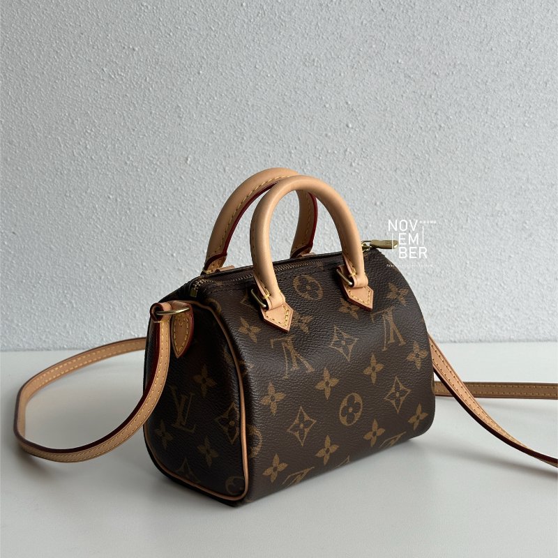 經典款🤎 Louis Vuitton LV 路易威登 Speedy Nano 斜背包-1