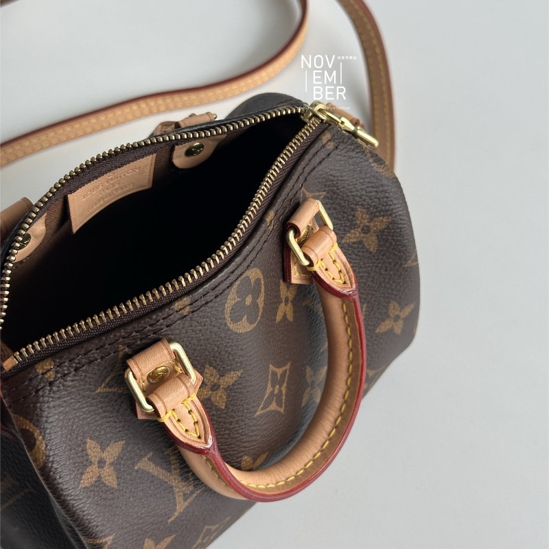 經典款🤎 Louis Vuitton LV 路易威登 Speedy Nano 斜背包-4