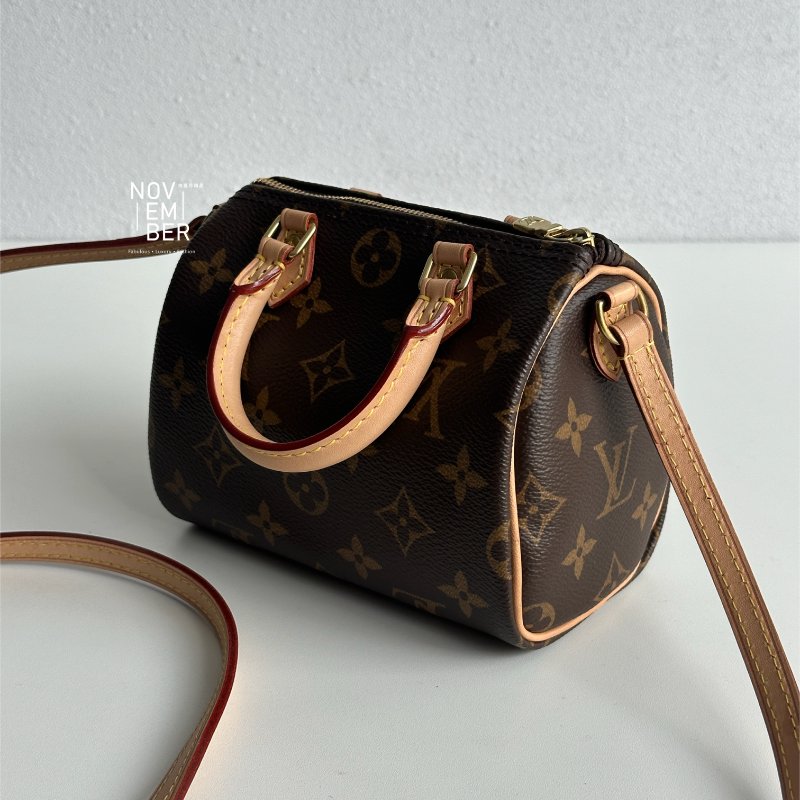 經典款🤎 Louis Vuitton LV 路易威登 Speedy Nano 斜背包-6