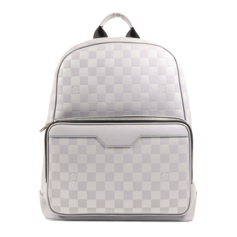 LOUIS VUITTON Damier Infini Campus Rucksack銀扣背包-0