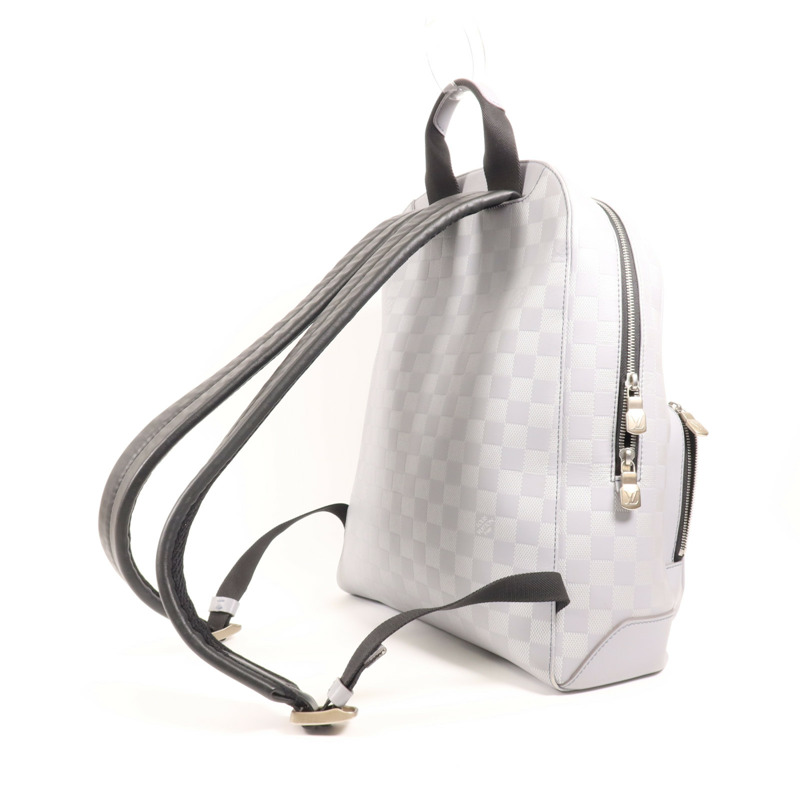 LOUIS VUITTON Damier Infini Campus Rucksack銀扣背包-7