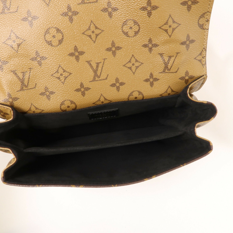 LOUIS VUITTON Monogram Reverse Pochette Metis金扣手挽肩背兩用袋-9