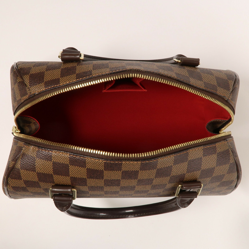 LOUIS VUITTON Damier Ribera MM金扣手挽袋-4