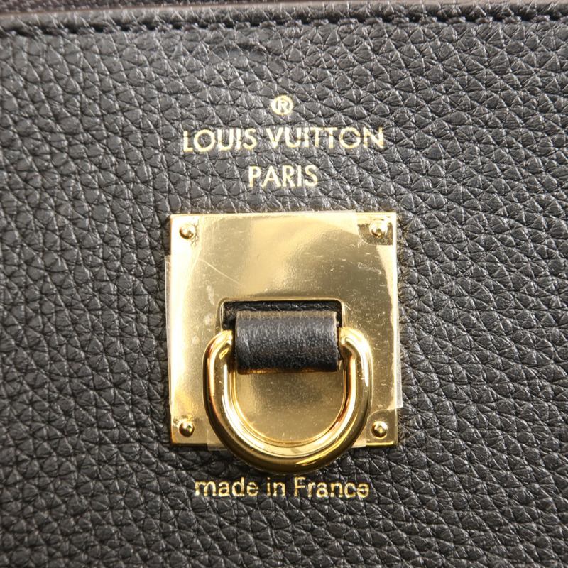 LOUIS VUITTON 牛皮皮革City Steamer MM金扣手挽肩背兩用袋-5