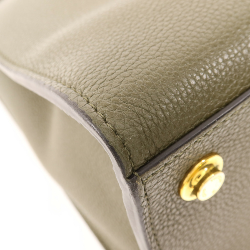 LOUIS VUITTON 牛皮皮革City Steamer MM金扣手挽肩背兩用袋-9