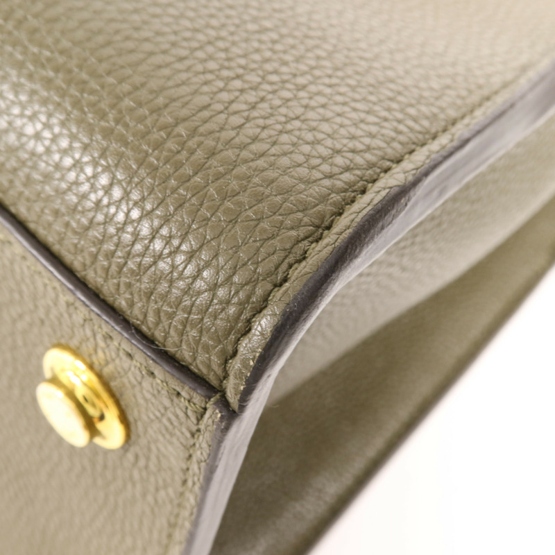 LOUIS VUITTON 牛皮皮革City Steamer MM金扣手挽肩背兩用袋-10