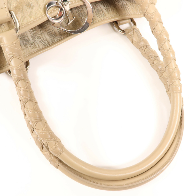 Dior 帆布Shoulder Bag銀扣肩背袋-7