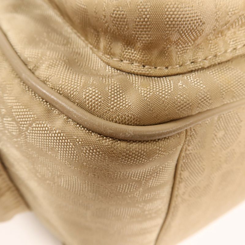 Dior 帆布Shoulder Bag銀扣肩背袋-9