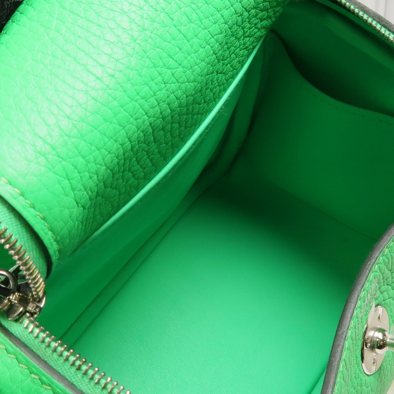 HERMES Clemence皮革Mini Lindy金扣手挽肩背兩用袋Veil Comic-4