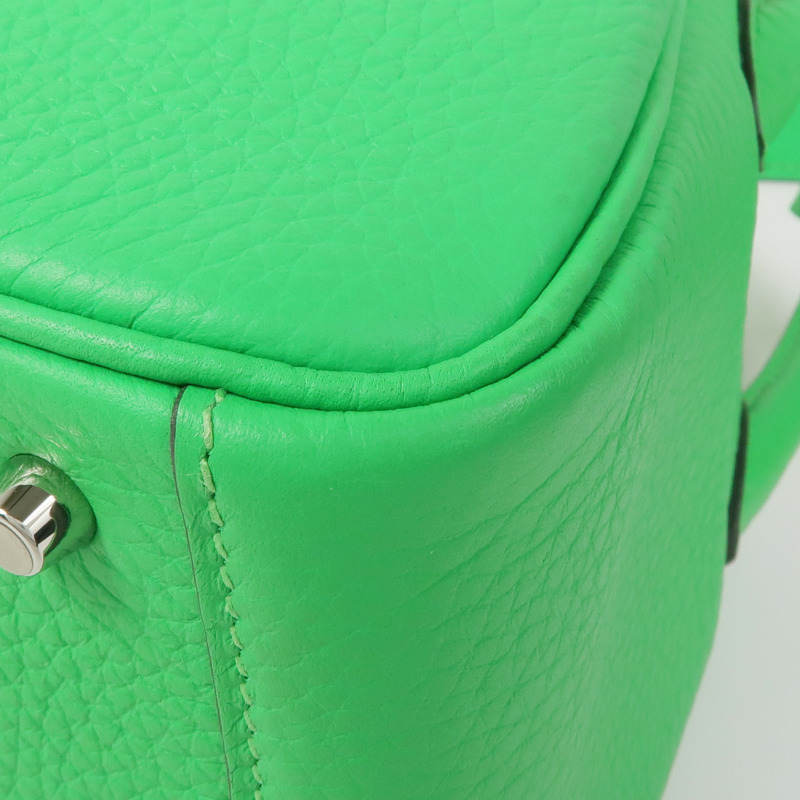 HERMES Clemence皮革Mini Lindy金扣手挽肩背兩用袋Veil Comic-10