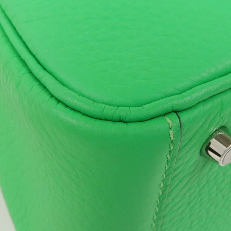 HERMES Clemence皮革Mini Lindy金扣手挽肩背兩用袋Veil Comic-13