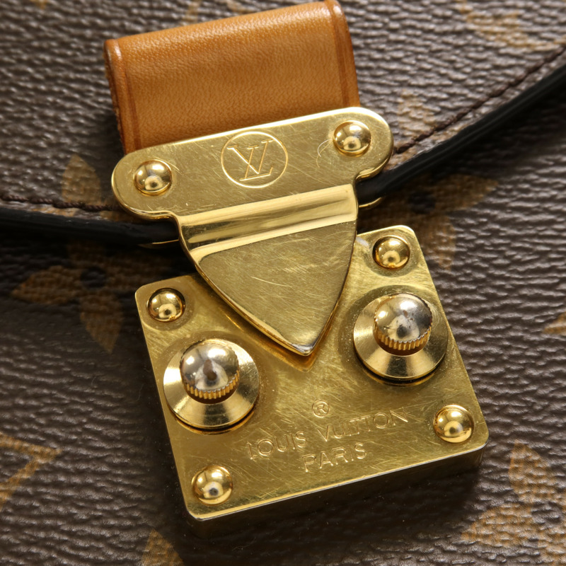 LOUIS VUITTON Monogram Pochette Metis MM金扣手挽肩背兩用袋-15