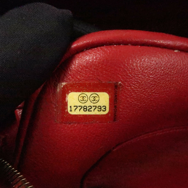 CHANEL 羊皮皮革Chain Shoulder Bag金扣鏈帶手挽肩背袋-5