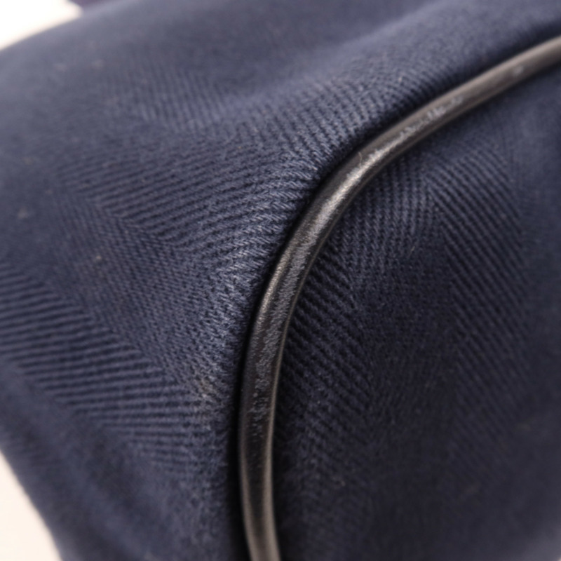 HERMES 帆布Valparaiso MM銀扣手挽袋-12