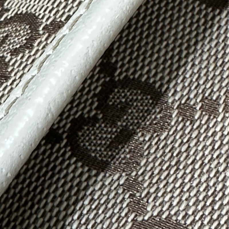 gucci 121023 老花pvc拼白皮肩背包 牛奶包-53