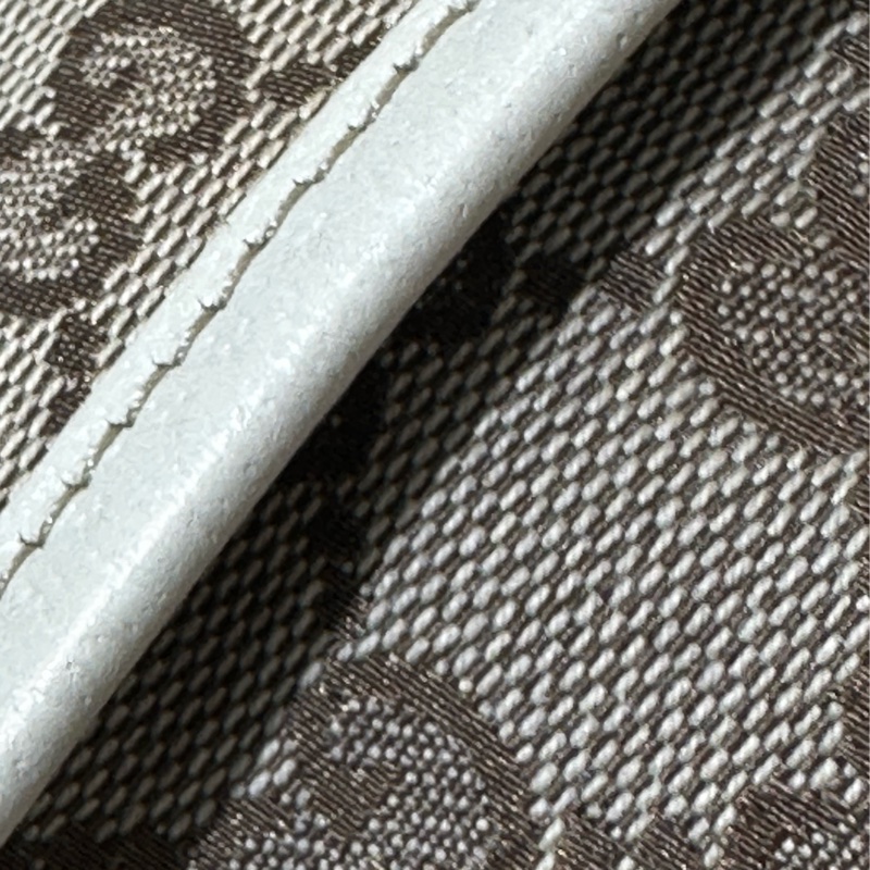 gucci 121023 老花pvc拼白皮肩背包 牛奶包-54