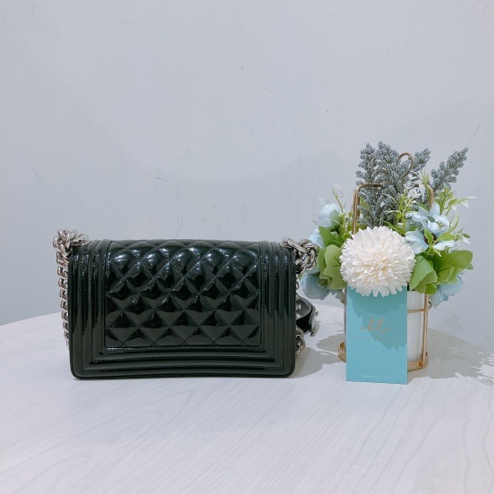 TK1811 Chanel香奈兒黑色Boy斜挎包 Small Leboy So Black-2