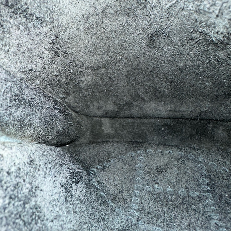 Hermes 黑色TC皮銀釦mini evelyne U刻-23