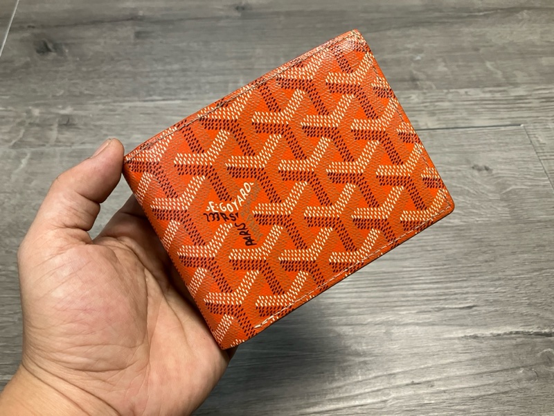 GOYARD 戈雅 Victoire Wallet 橘 皮夾 短夾 錢包 錢夾 銀包 對開 對折 八卡-0