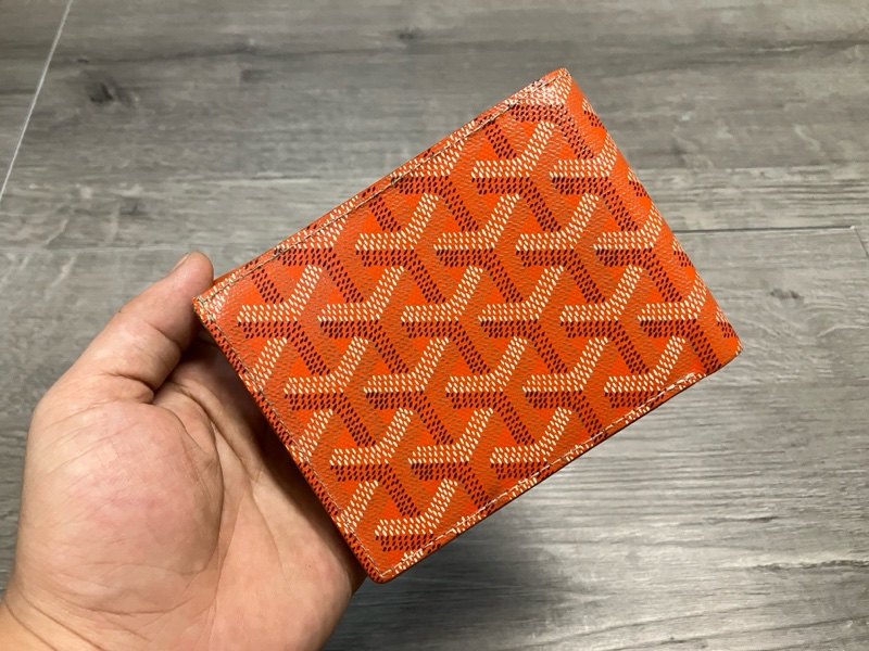 GOYARD 戈雅 Victoire Wallet 橘 皮夾 短夾 錢包 錢夾 銀包 對開 對折 八卡-1
