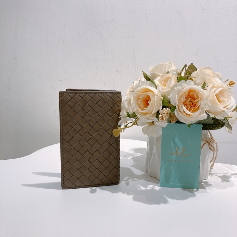 TW4454 Bottega Veneta 葆蝶家 全皮針織面卡包 Cardholder-12