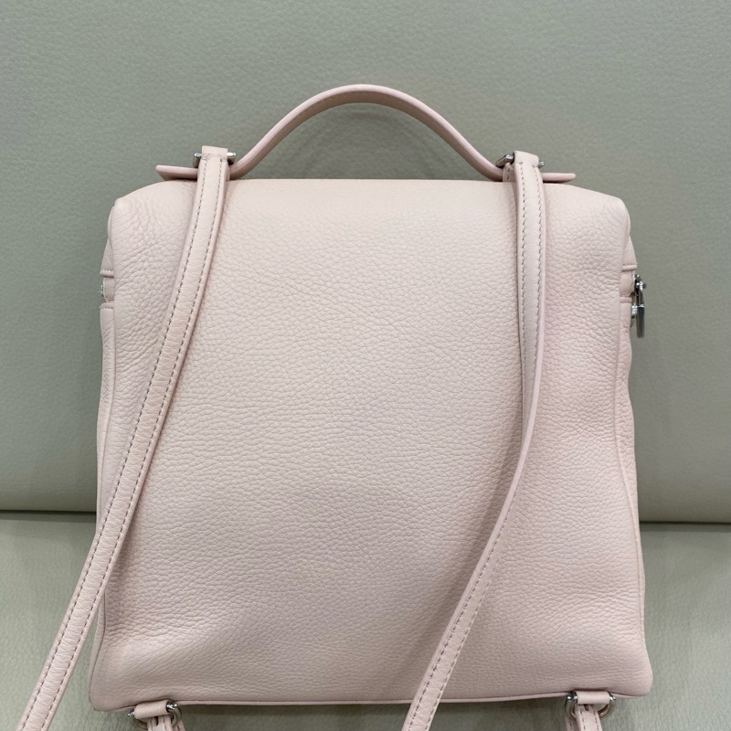 Loro piana L約23.5雙肩包 櫻花粉-2