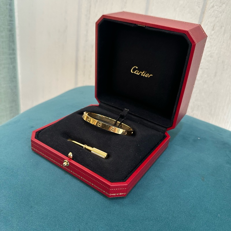 Cartier 黃18K 750 Love手鐲CRB6067517-2