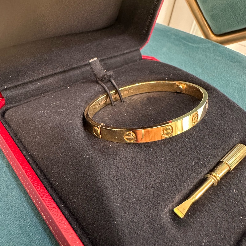 Cartier 黃18K 750 Love手鐲CRB6067517-3